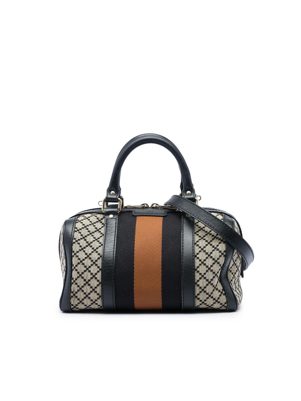 Gucci Vintage Web Boston Bag Diamante #365853G86B